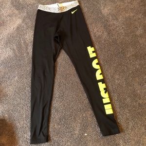 nike leggings (cold gear)